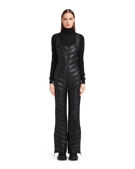 prada ski suit black